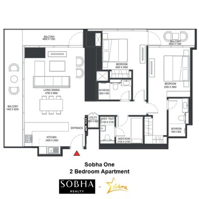 Sobha One - Unit Layout, Presented By Estera Real Estate