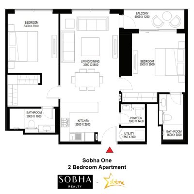 Sobha One - Unit Layout, Presented By Estera Real Estate
