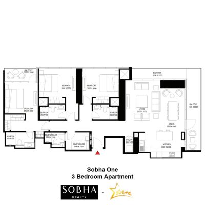 Sobha One - Unit Layout, Presented By Estera Real Estate