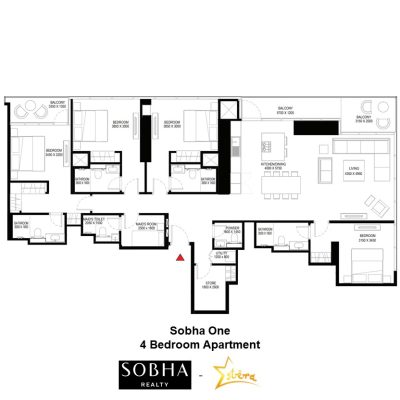 Sobha One - Unit Layout, Presented By Estera Real Estate