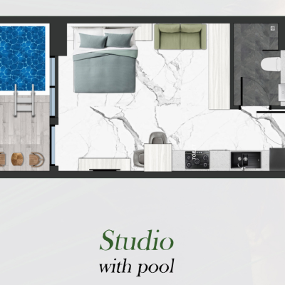 Studio With Pool